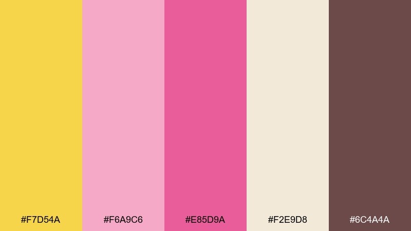 desert bloom color palette with hex codes