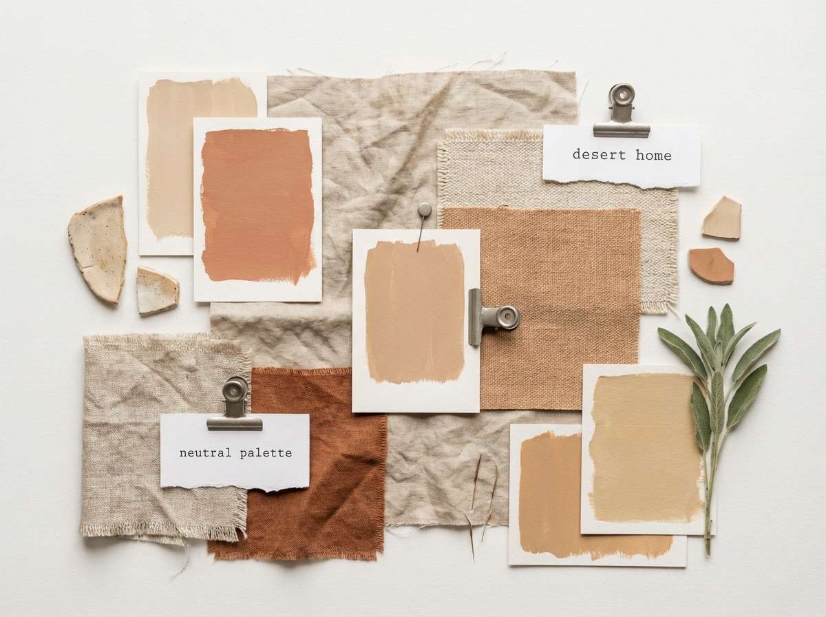 desert interior moodboard