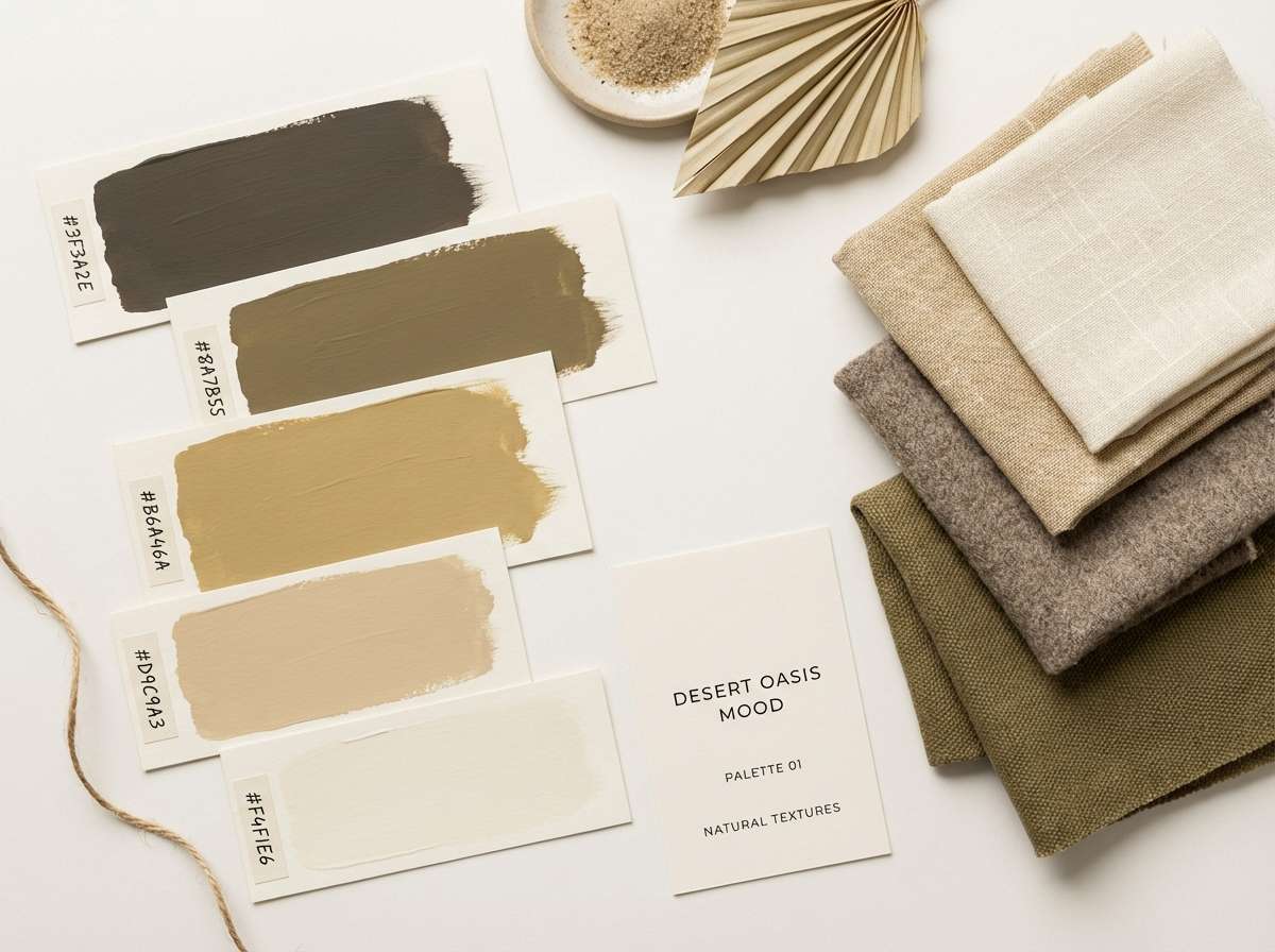 desert neutral mood board