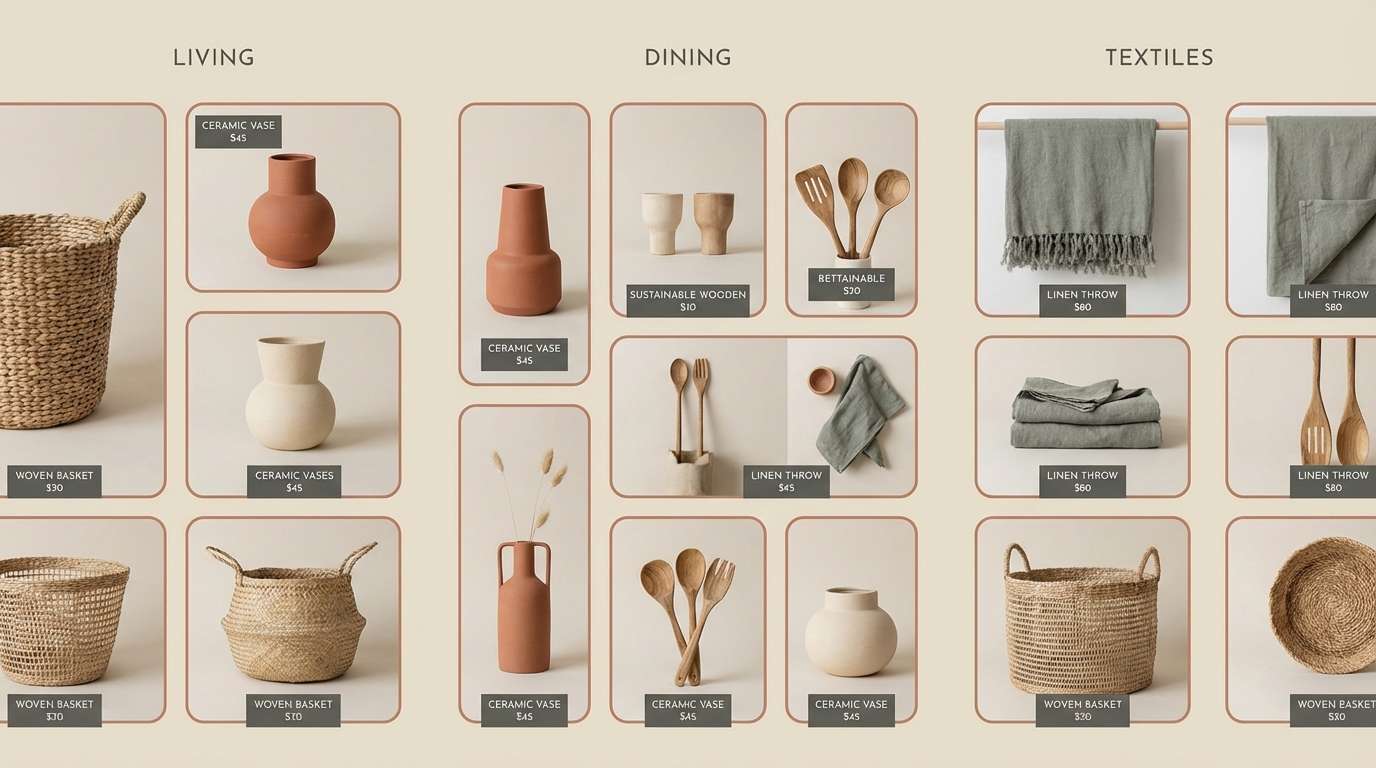 home lookbook layout