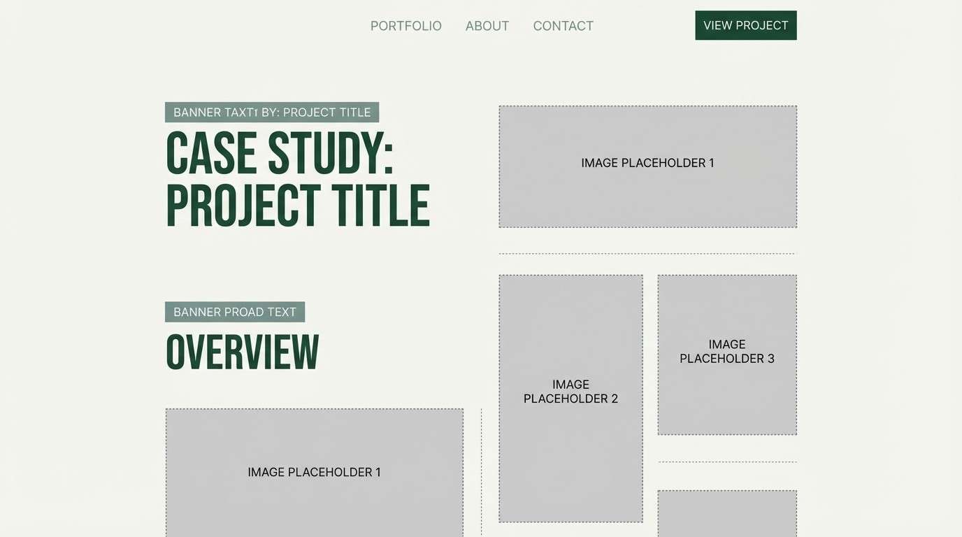 portfolio case study ui