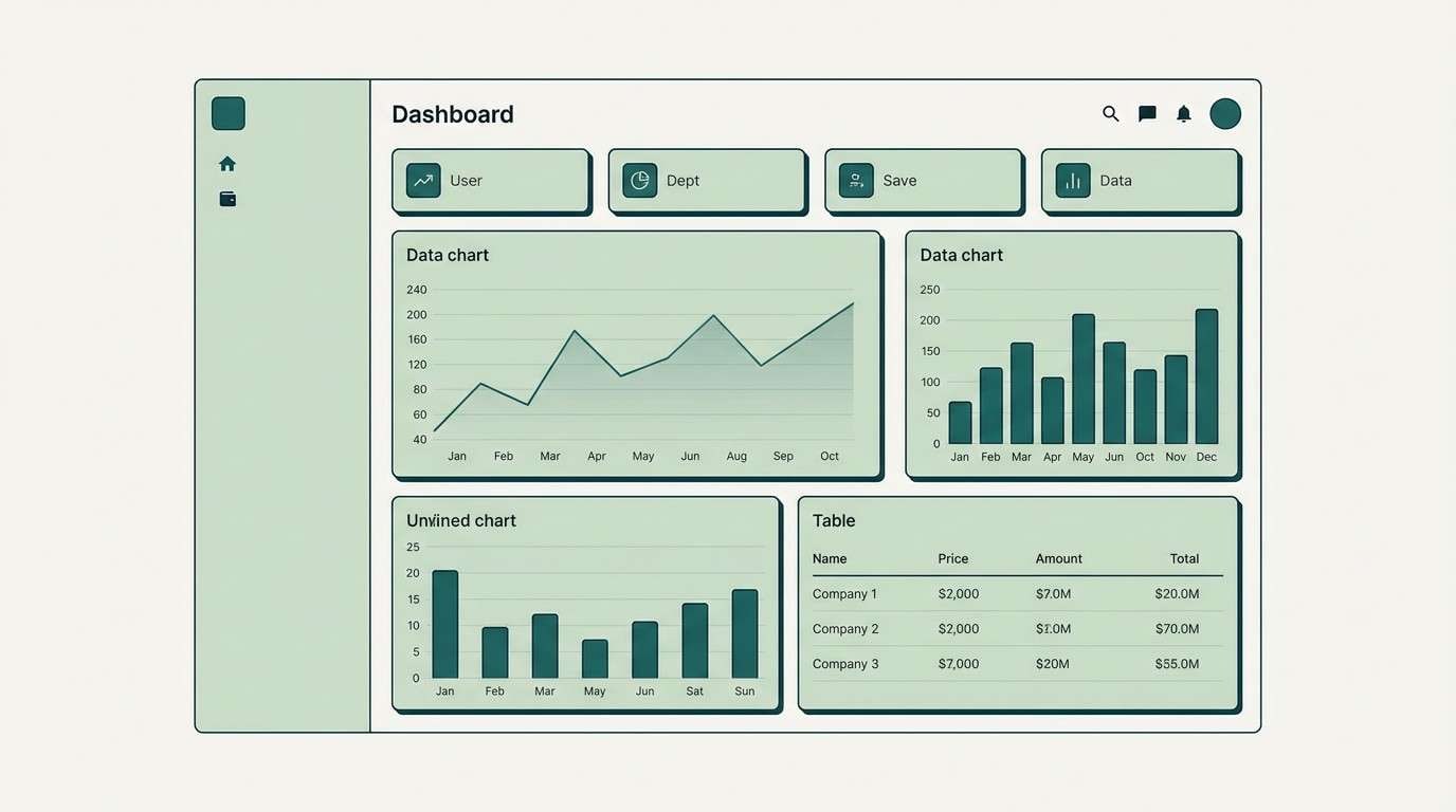 saas dashboard ui