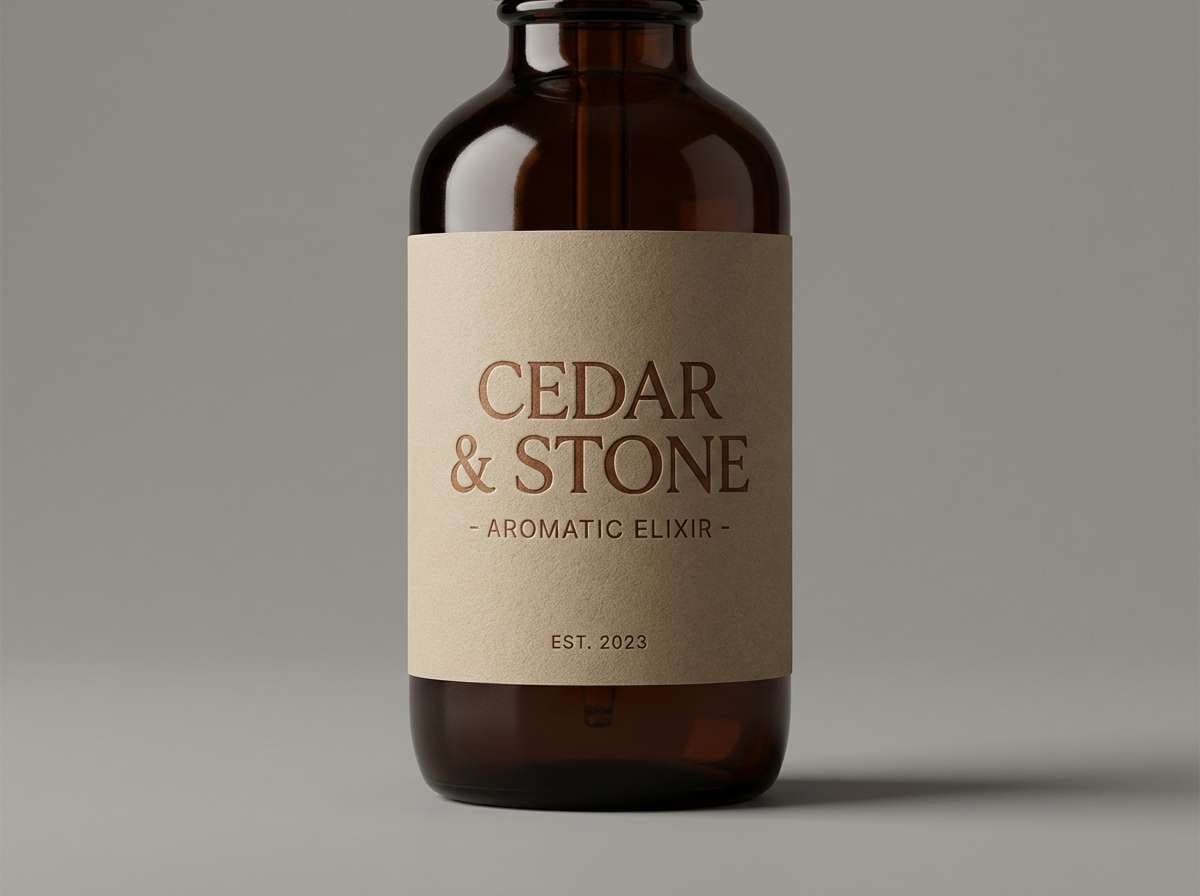 premium label in cedar browns