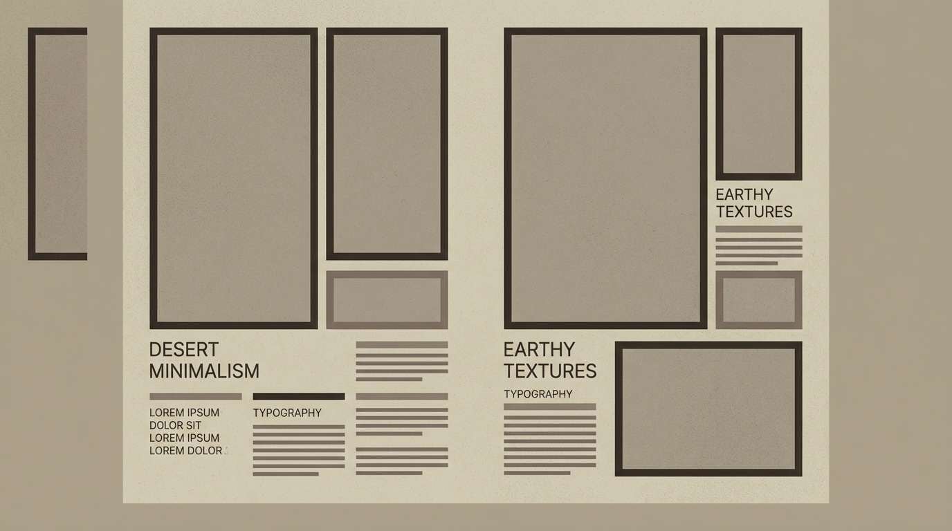 neutral editorial spread