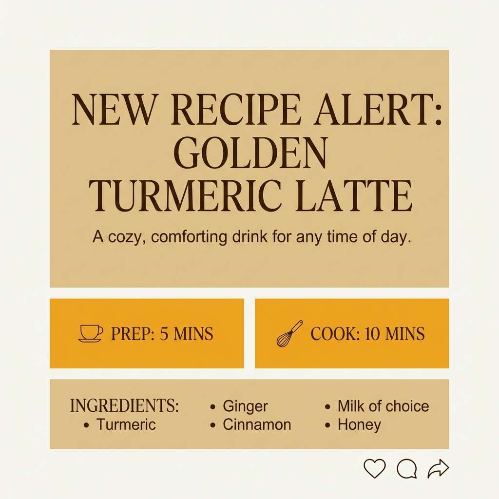 warm recipe post template