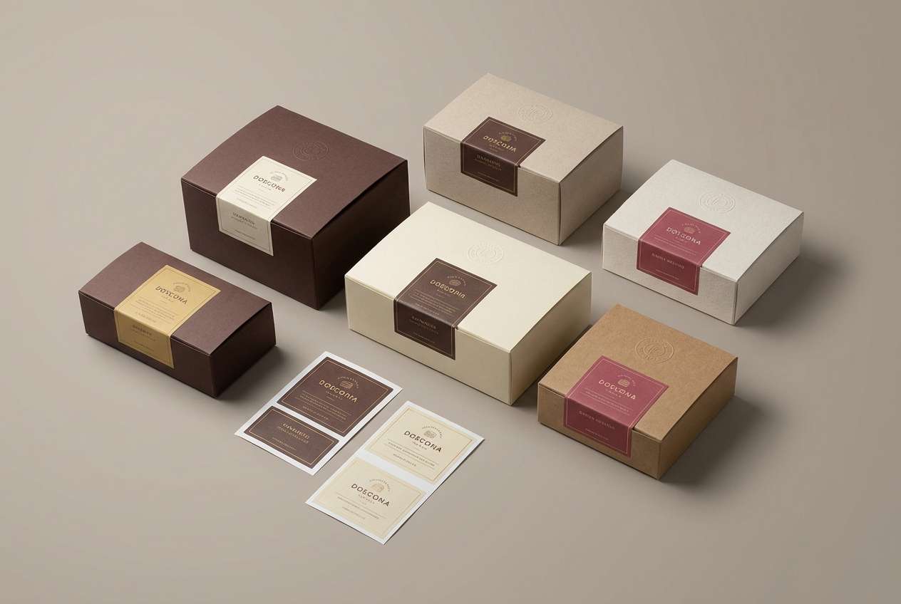 dessert packaging mockup