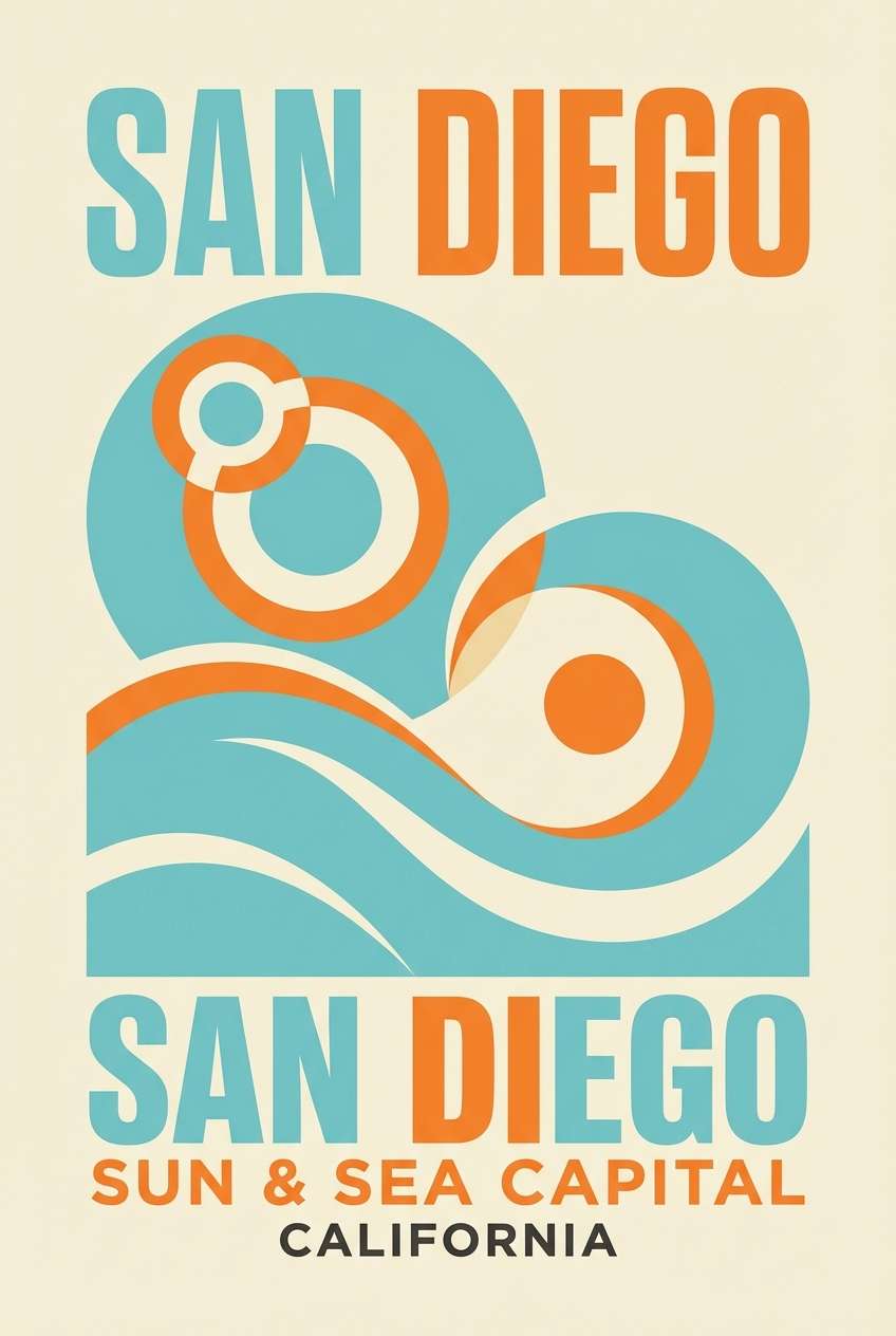 destination travel poster