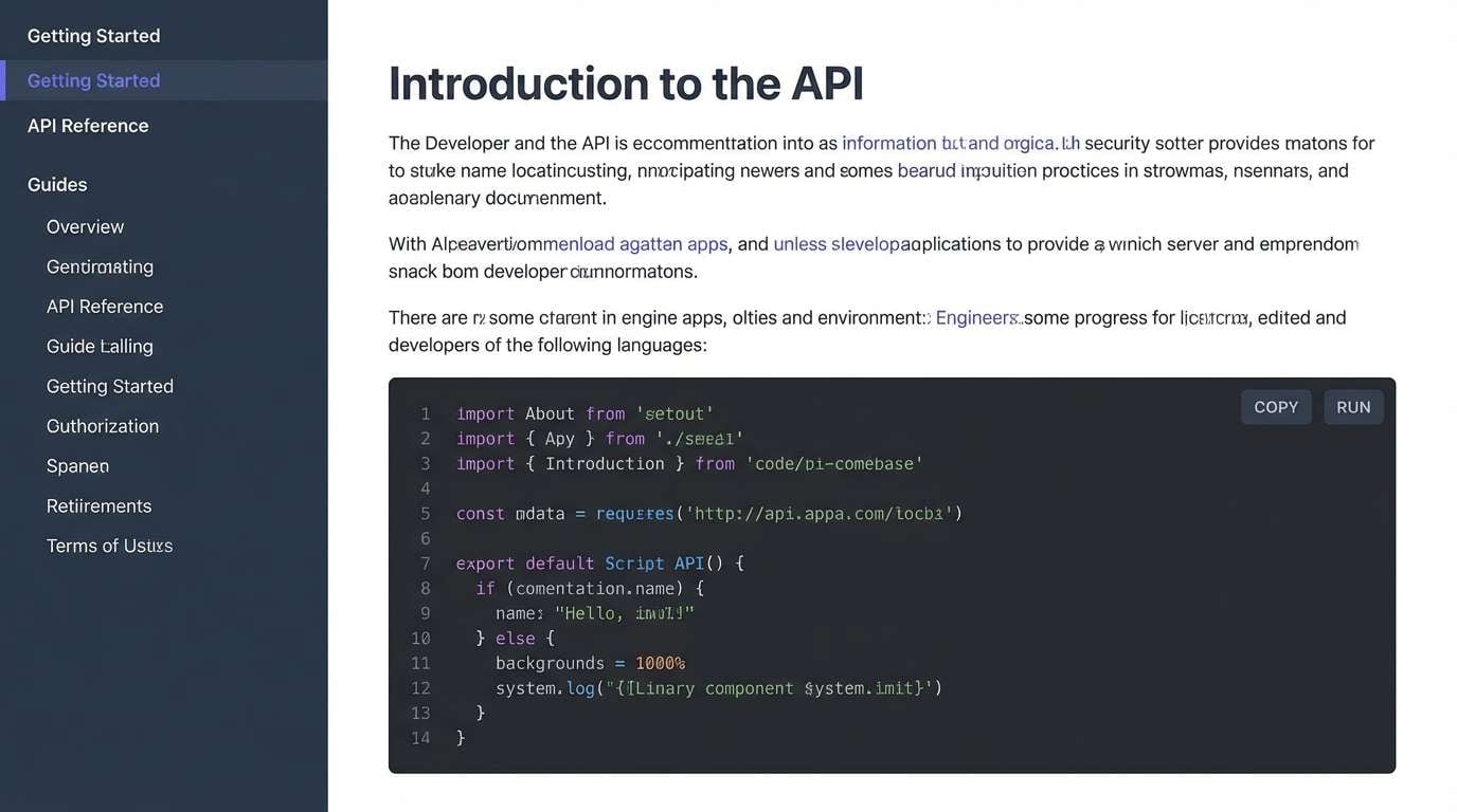 dark developer docs theme