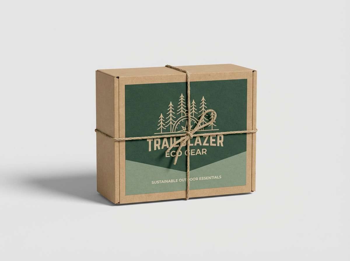 eco packaging mockup