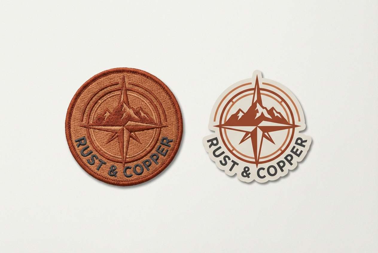 embroidered patch set