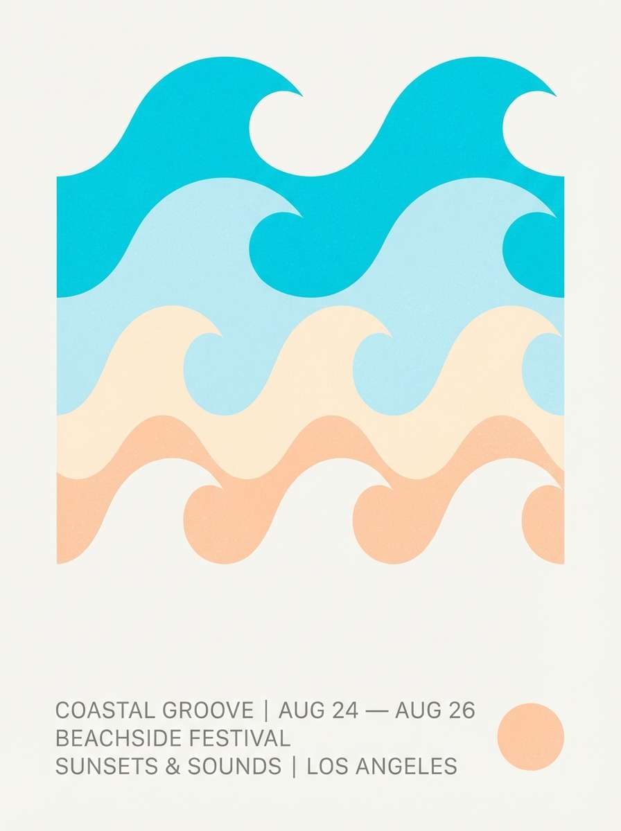 coastal poster design