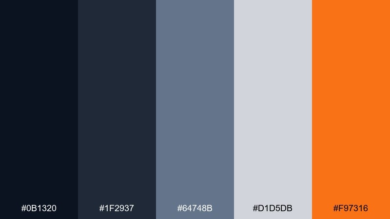 docking bay astronaut color palette with hex codes