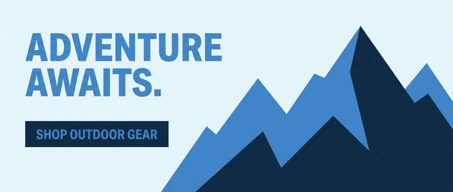 outdoor gear banner