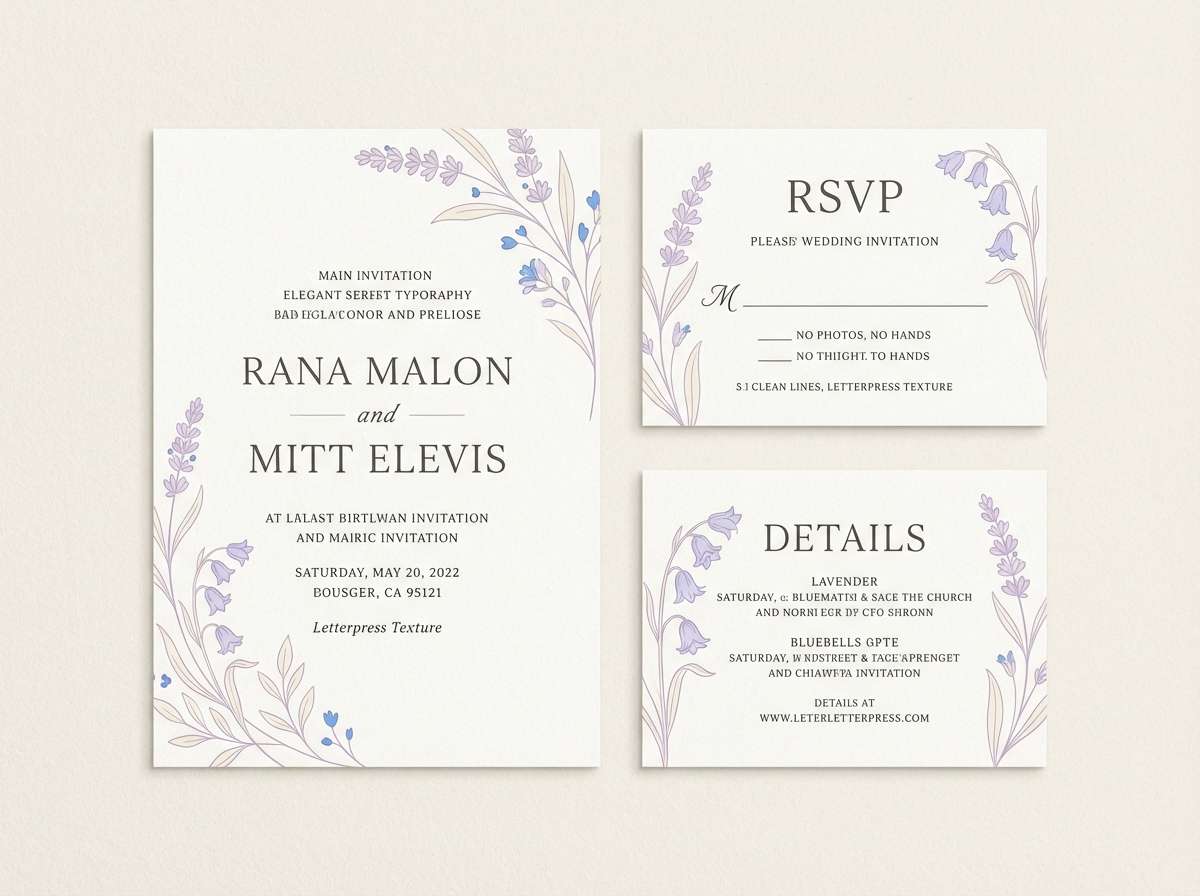 wedding invitation suite