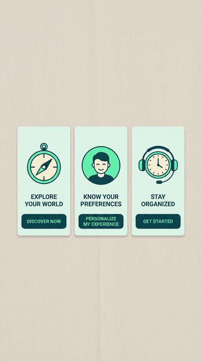 mint app onboarding ui