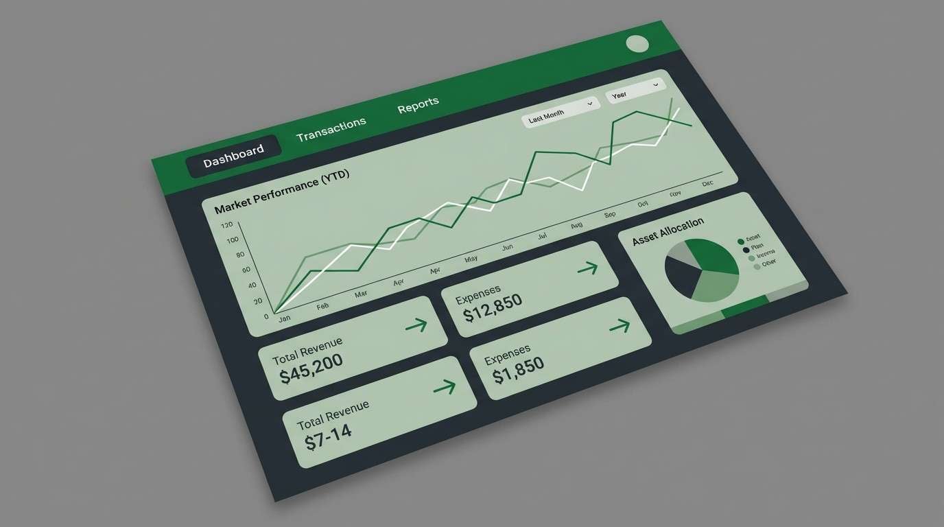 sage finance dashboard ui