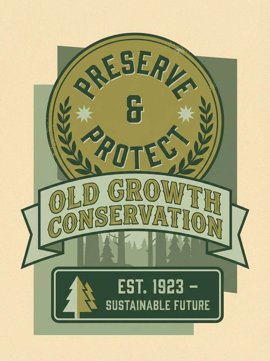 vintage olive poster design