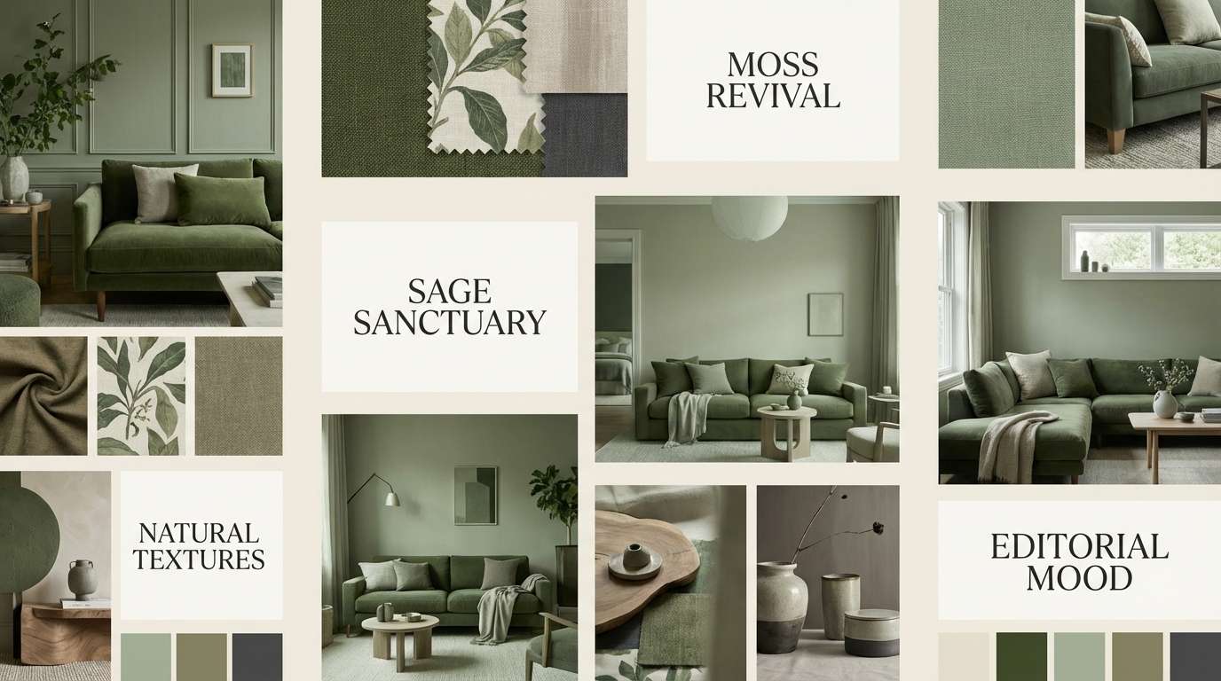 moss interior mood board