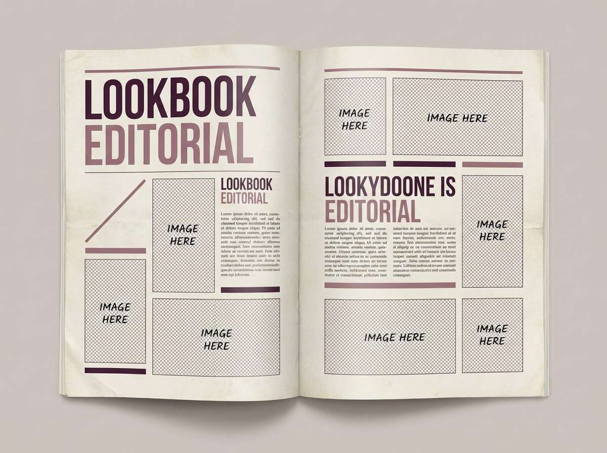 mauve lookbook spread