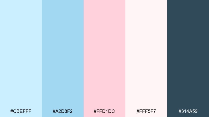 driftglass blush color palette with hex codes