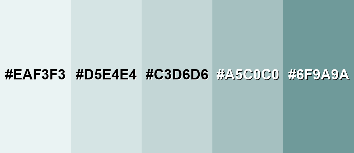 shades and variations of duck-egg-blue