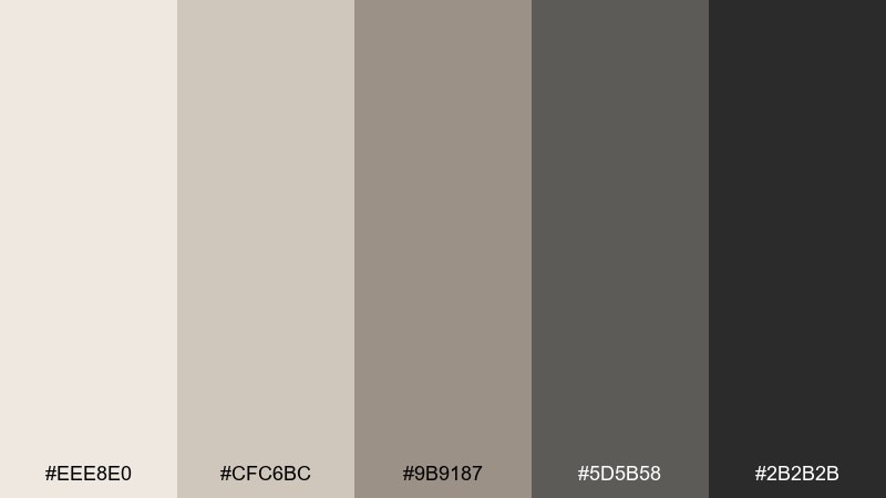 dust storm grays wild west color palette with hex codes