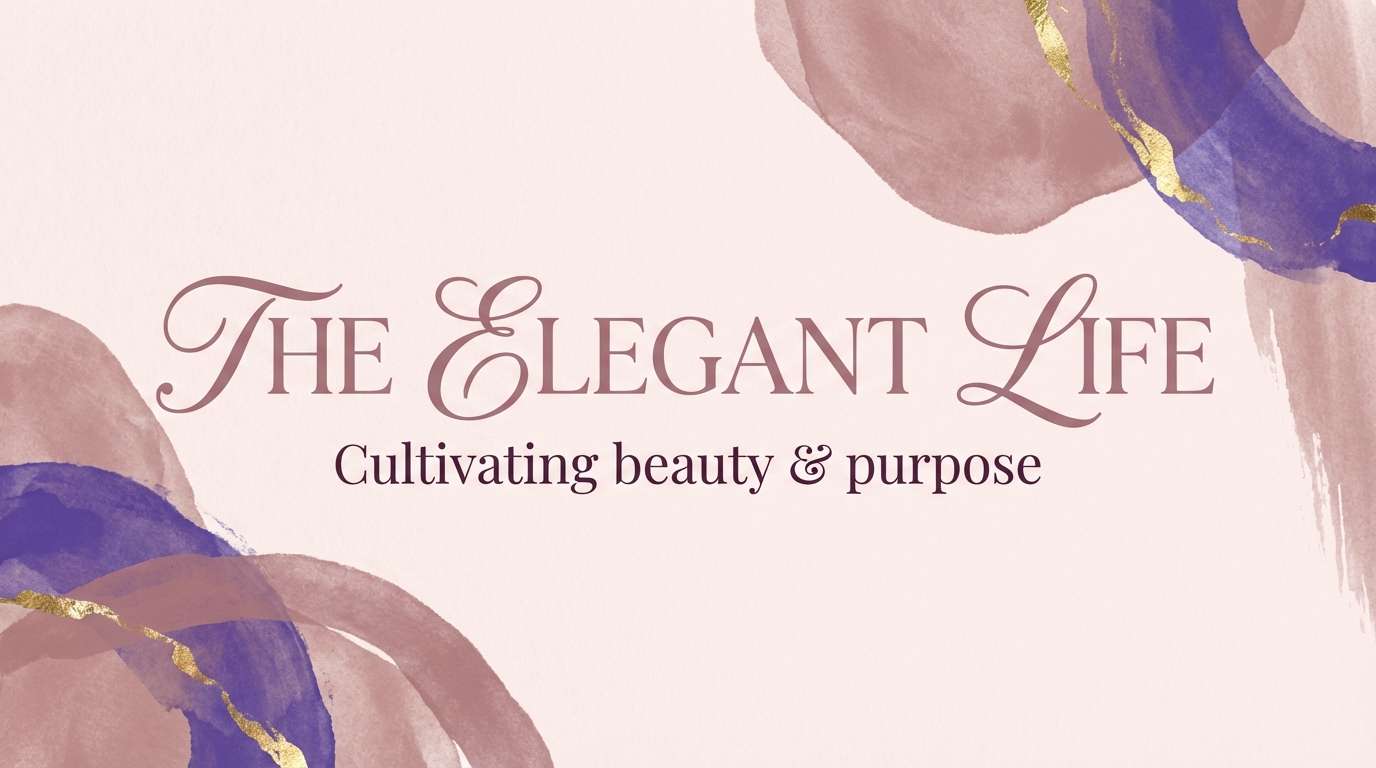 dusty mauve blog header