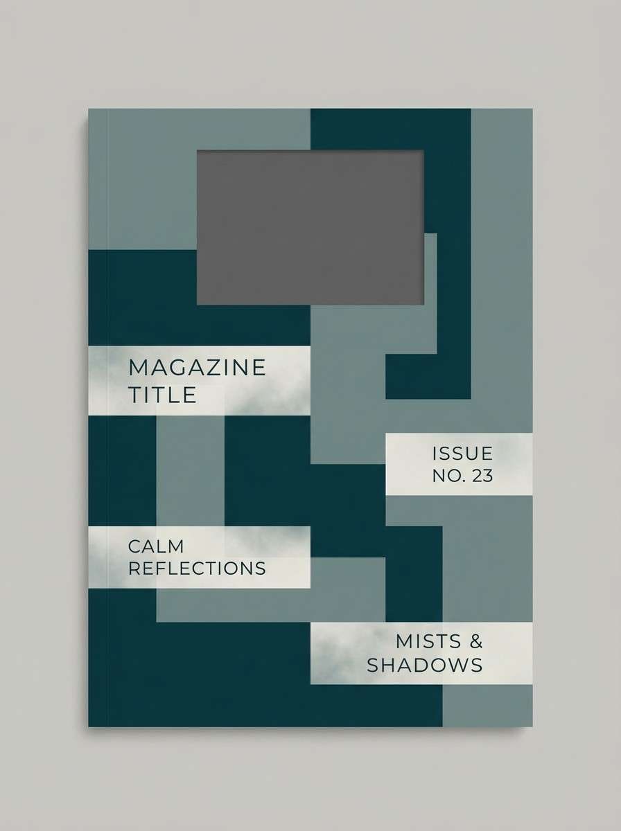 teal editorial cover