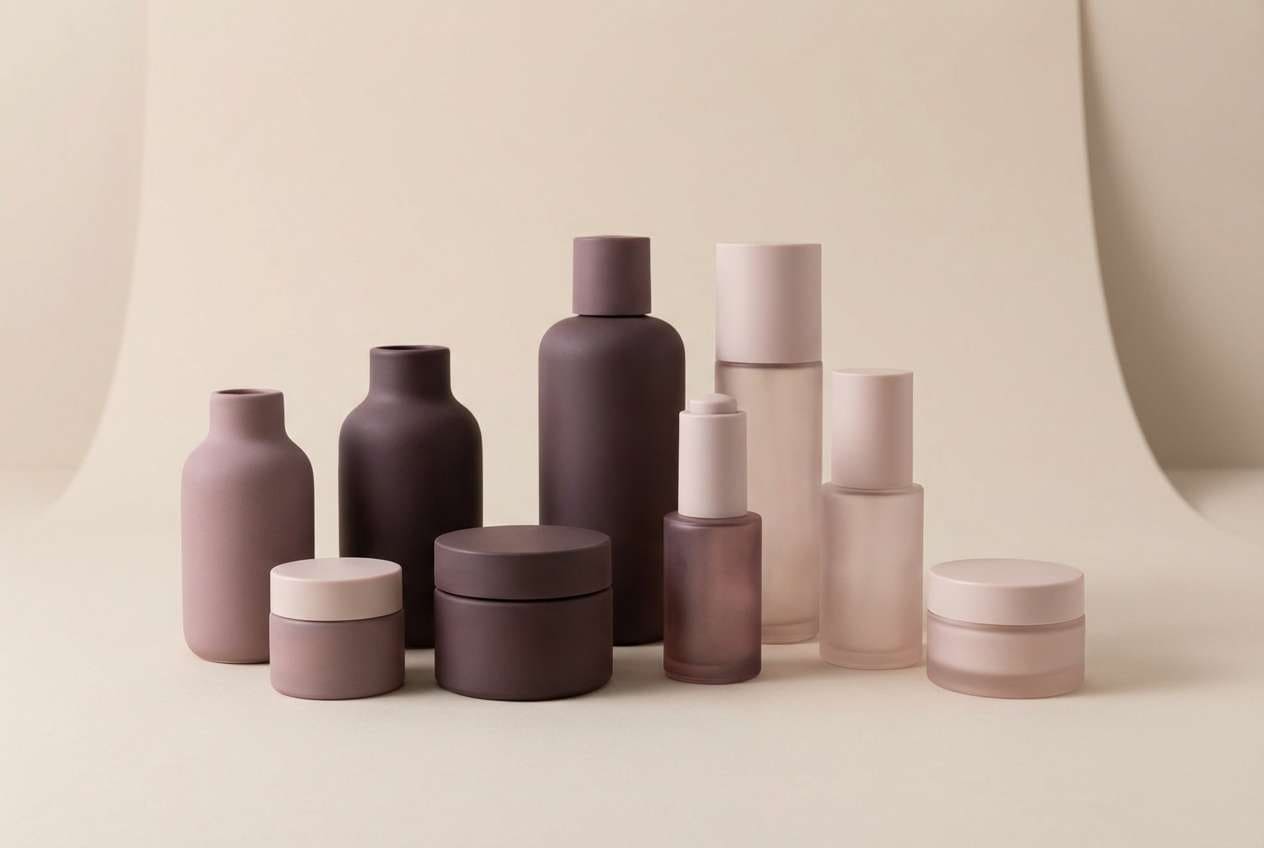 dusty mauve packaging