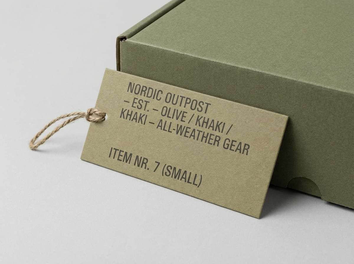 outdoor label packaging