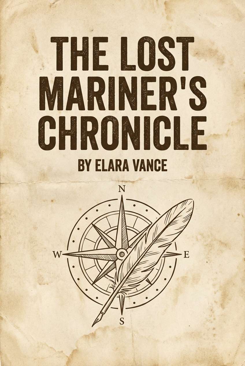 sepia book cover with vintage type