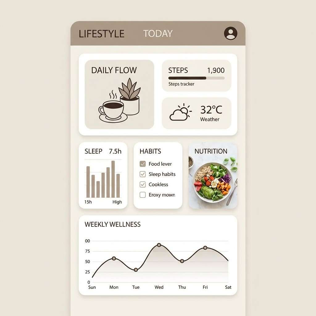 cozy neutral ui dashboard