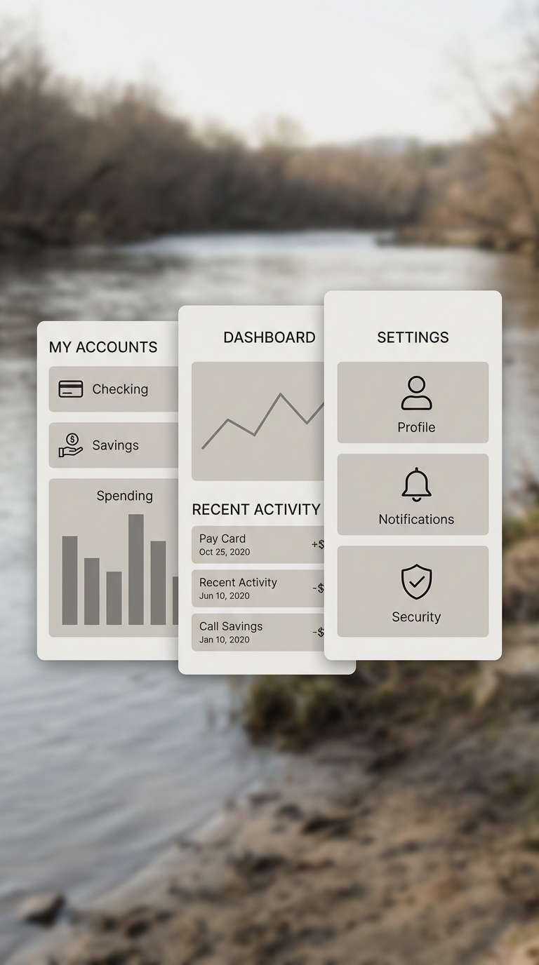 neutral app ui screens
