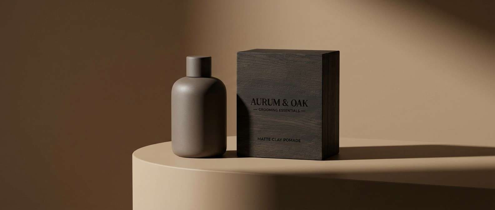 grooming ad in smoky browns