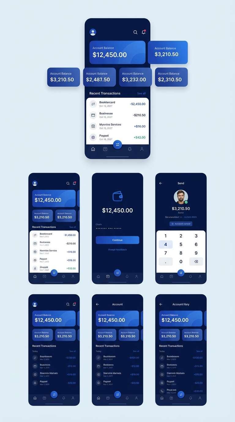 fintech app ui