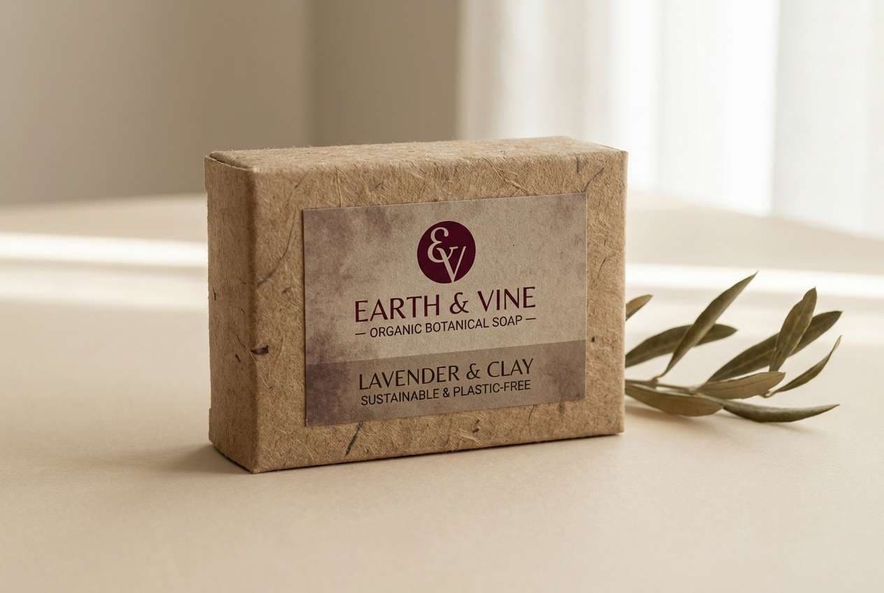 eco label with wine accent