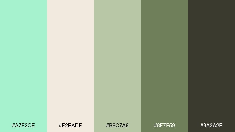 eco market paper color palette with hex codes