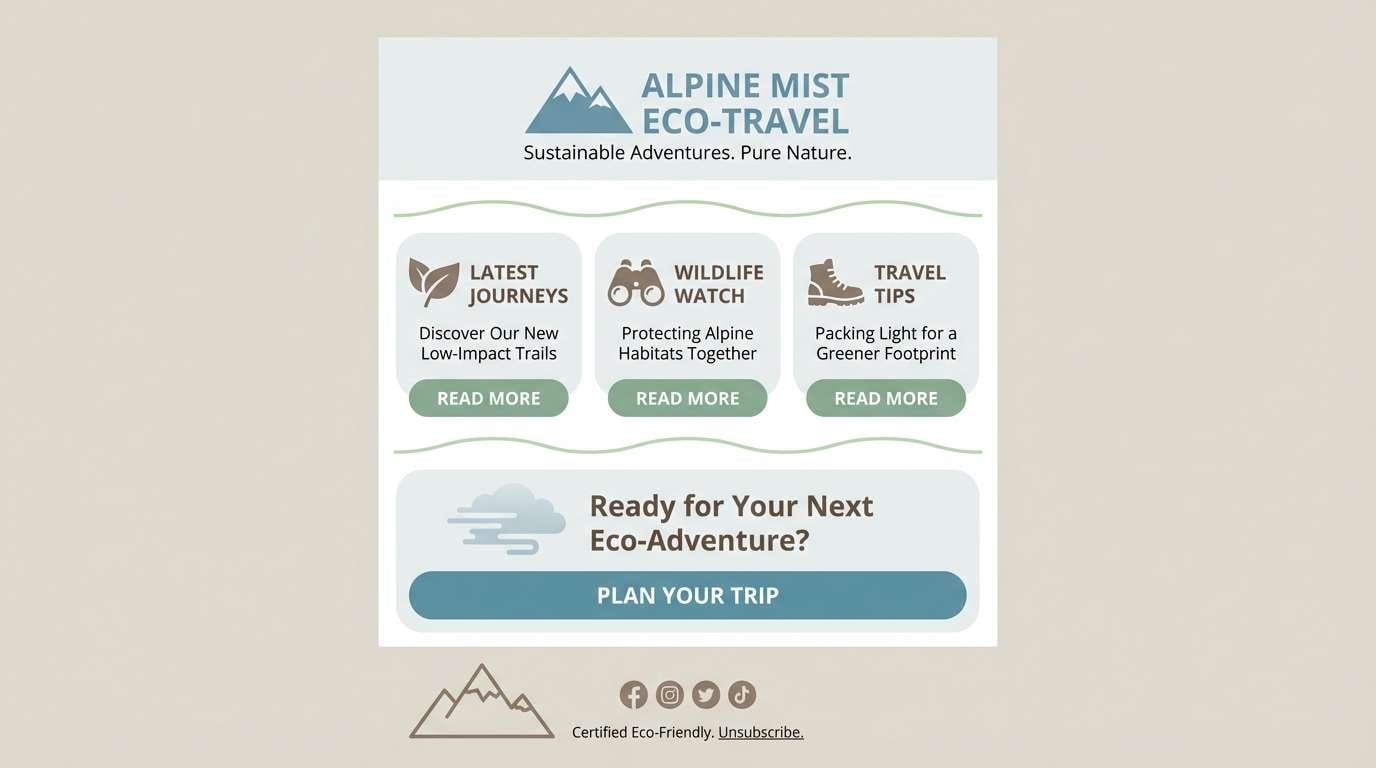 eco newsletter template