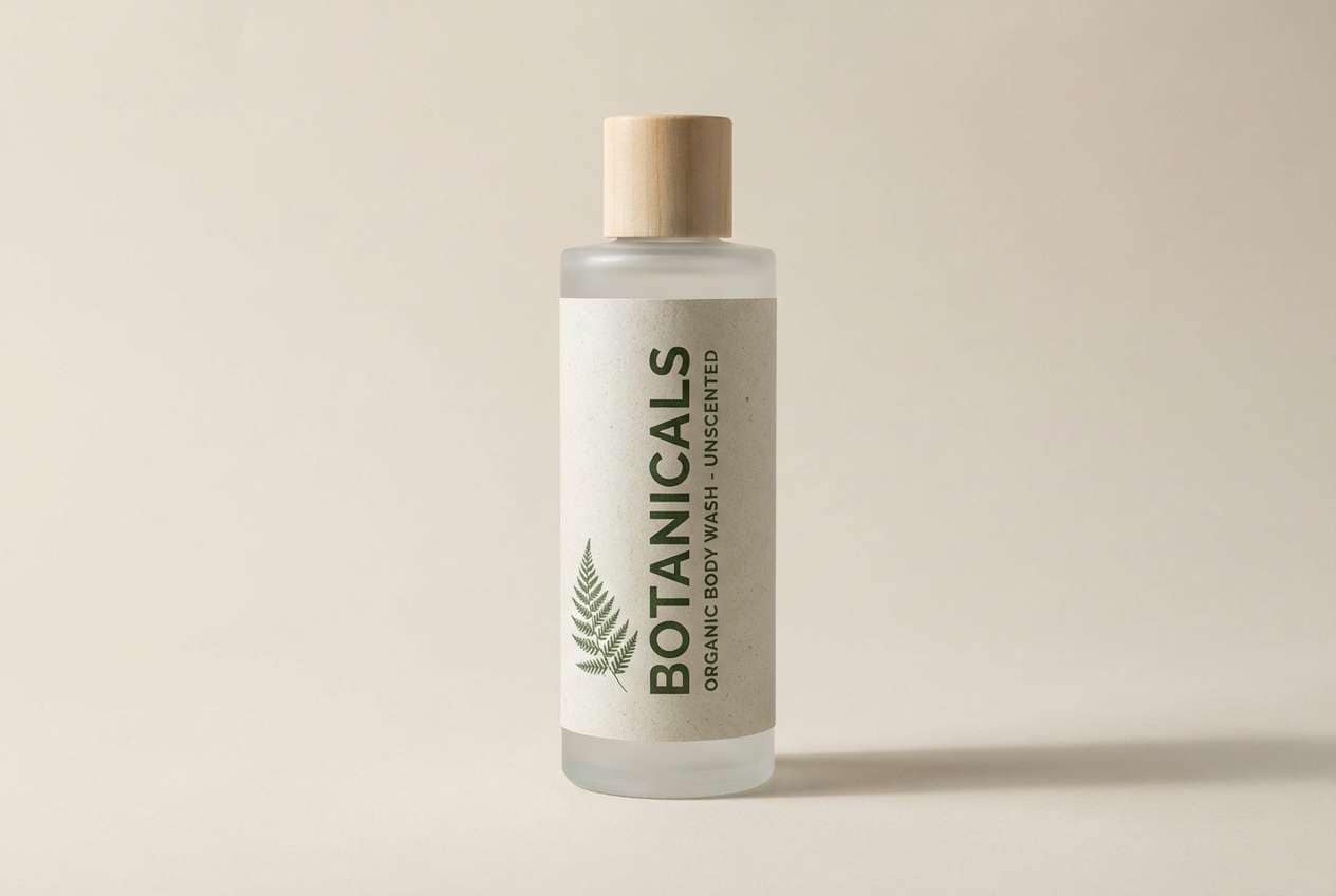 eco product label mockup