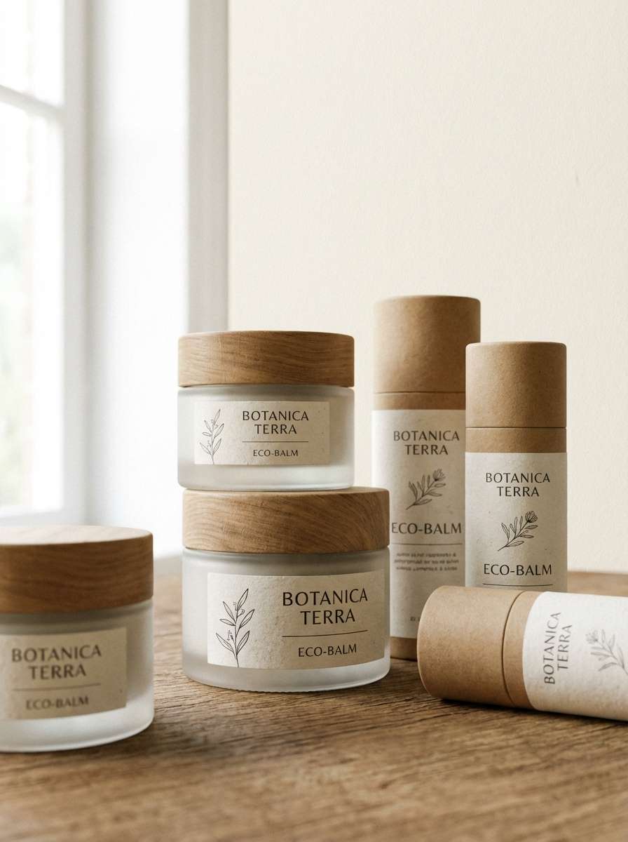 eco skincare packaging labels