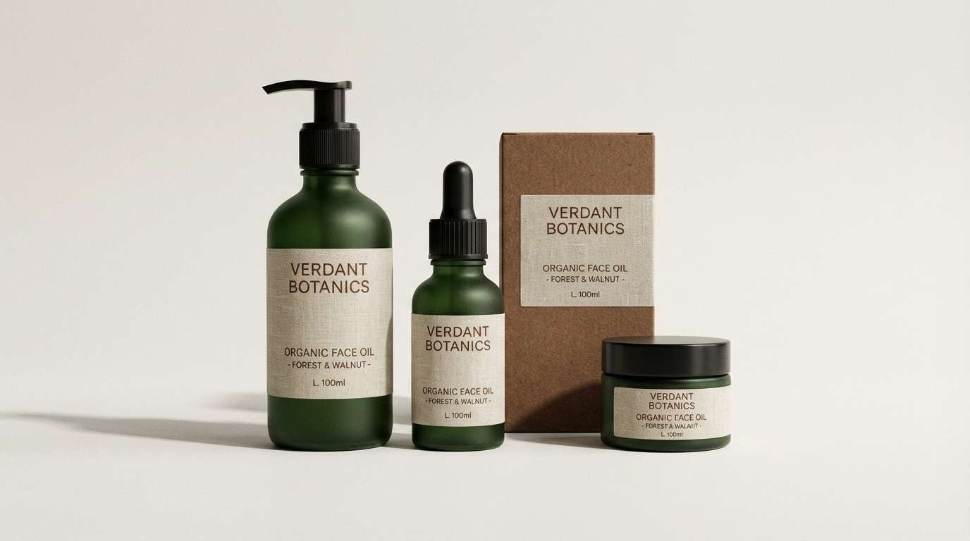 eco skincare packaging colors