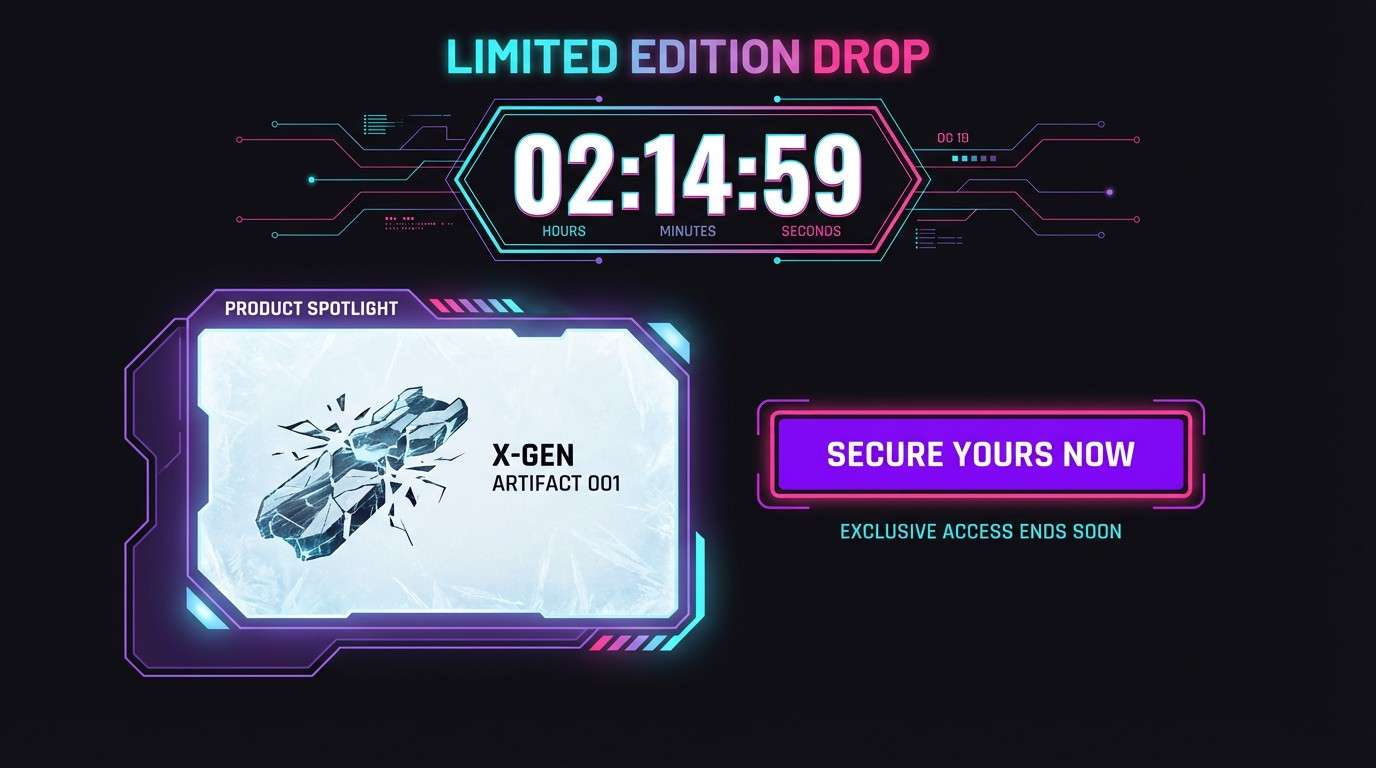 limited drop landing ui