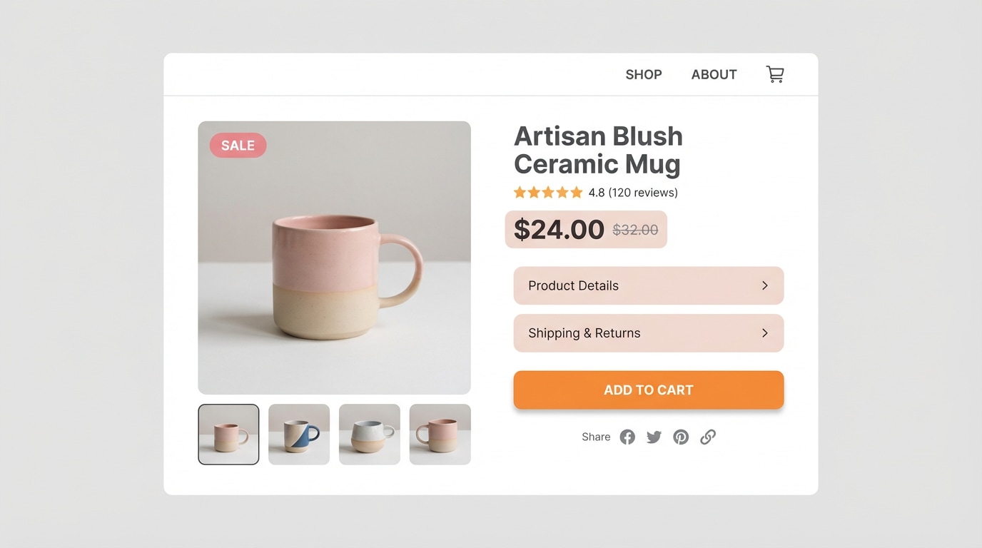ecommerce product page