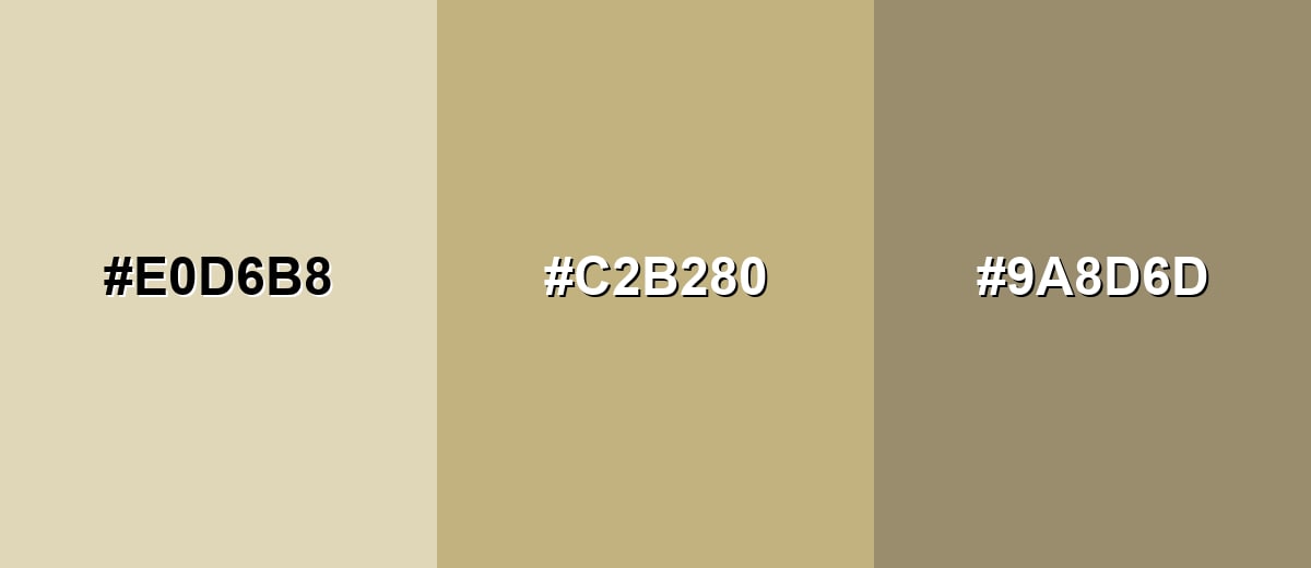 analogous color for ecru-color