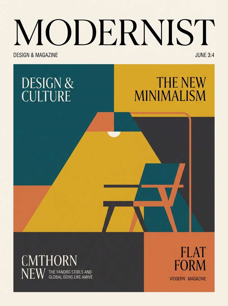 editorial cover layout