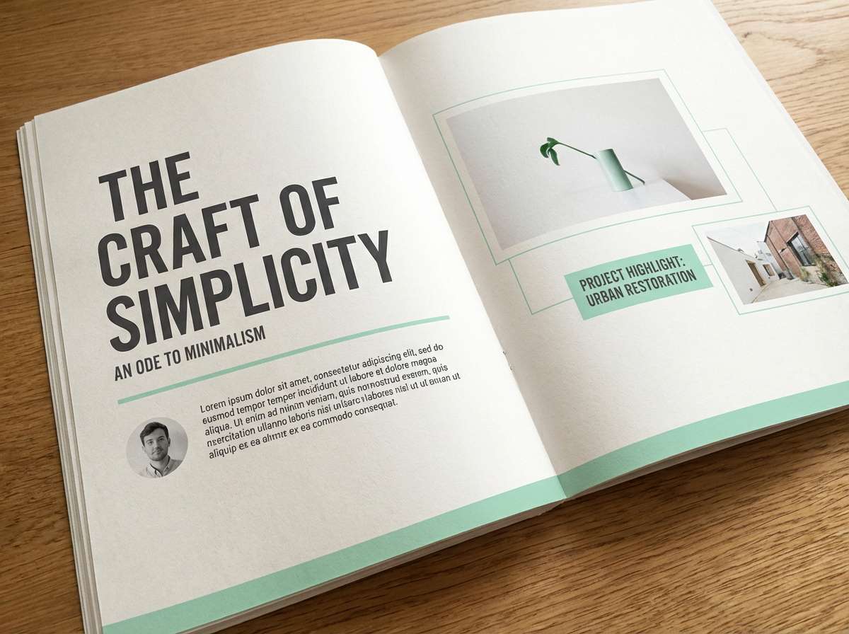 editorial portfolio layout