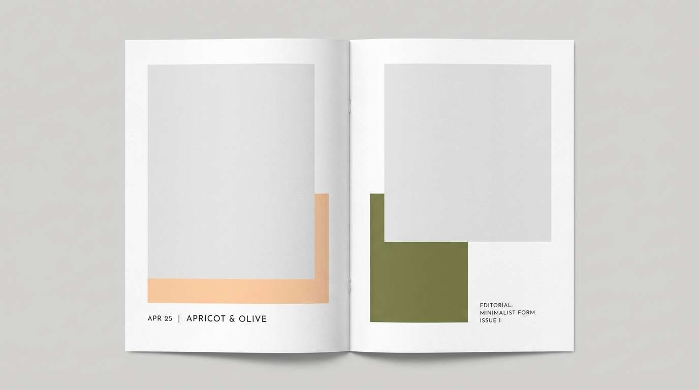 apricot olive editorial spread