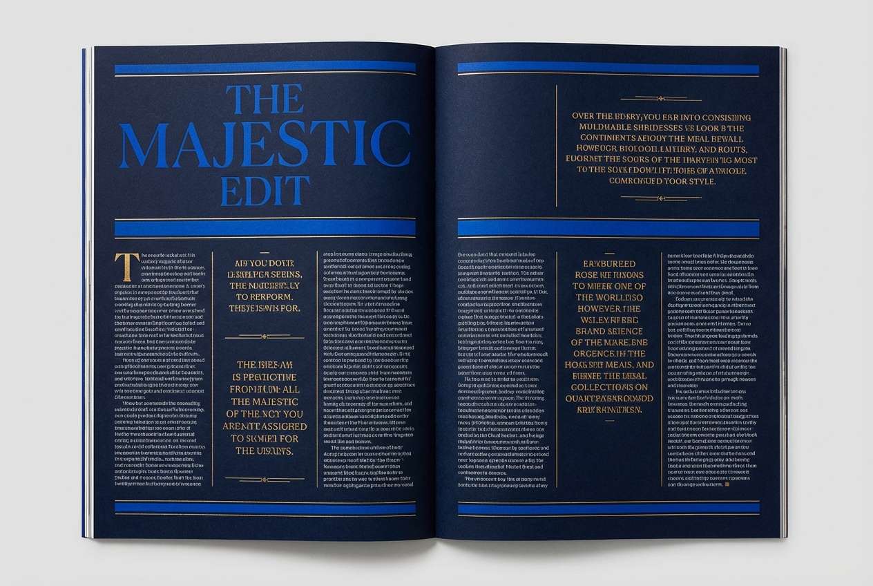 editorial spread layout