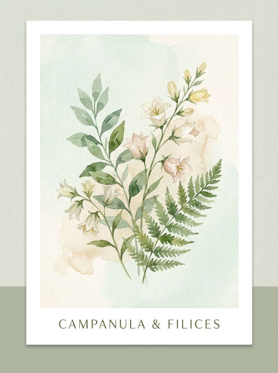 watercolor botanical print