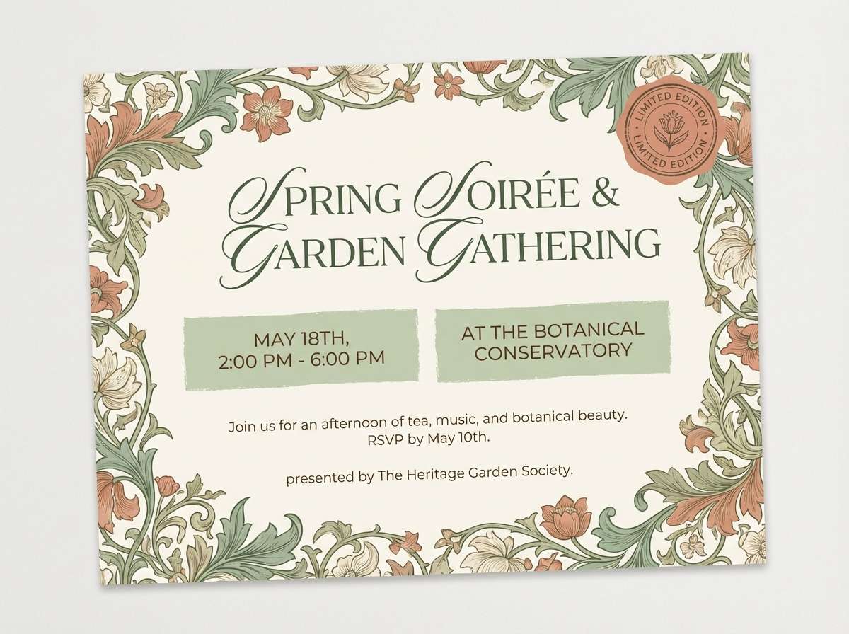 spring event flyer design